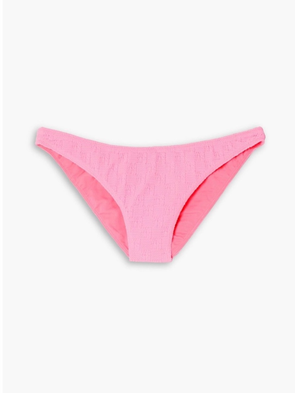 NWT Alexander Wang Bright Pink Logo Jacquard Bikini Bottoms Swimwear XS $150